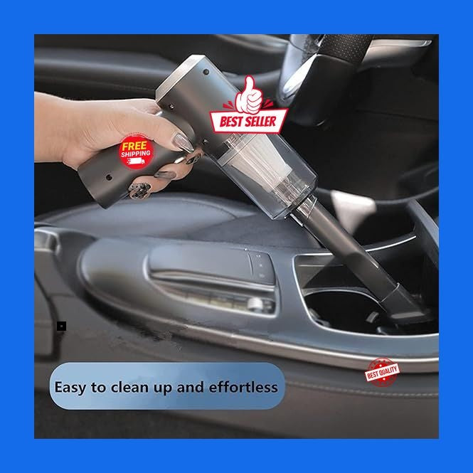 Handheld Vacuum Car Cleaner Air Duster Wireless Rechargeable