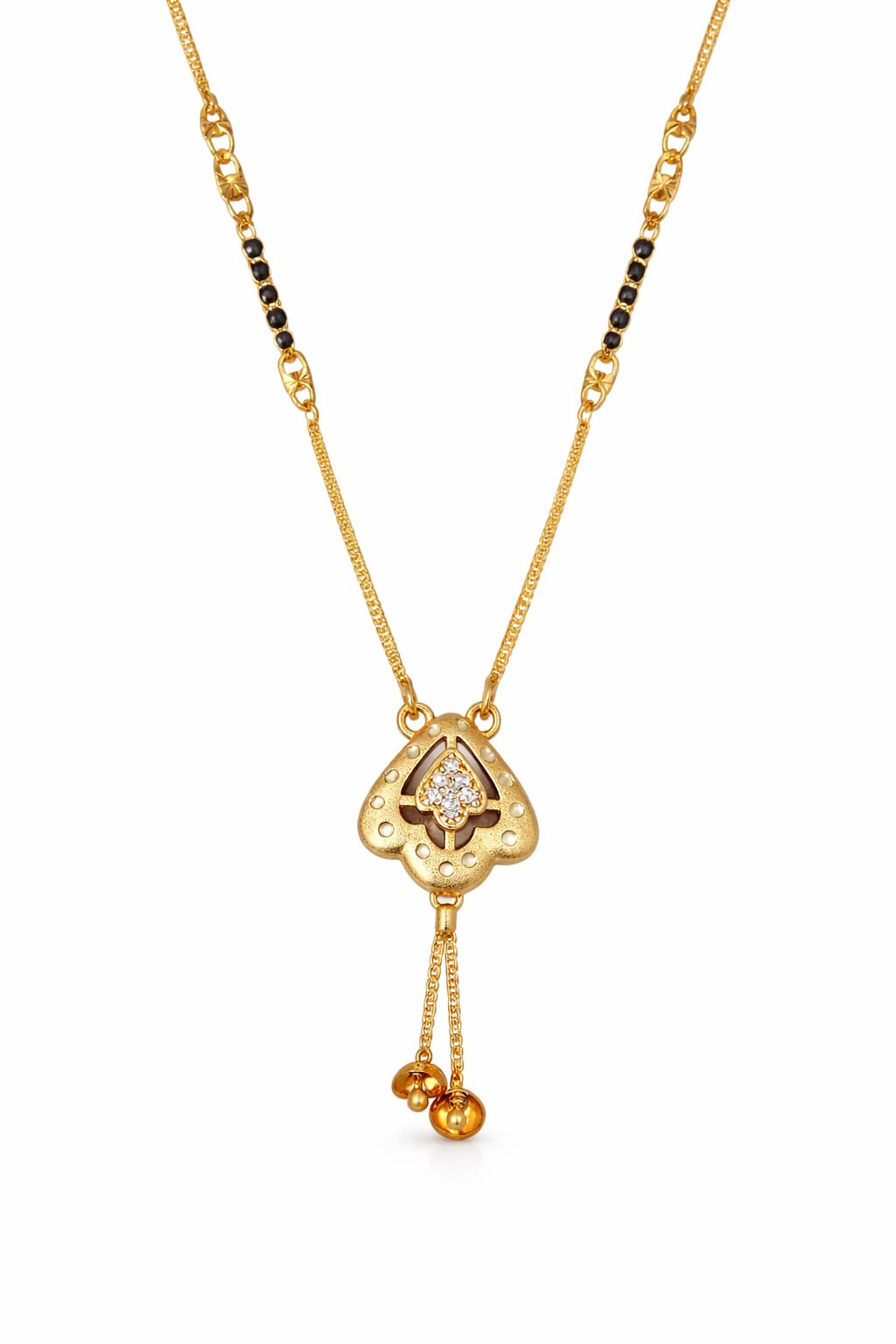 Mangalsutra Gold Plated and American Diamond