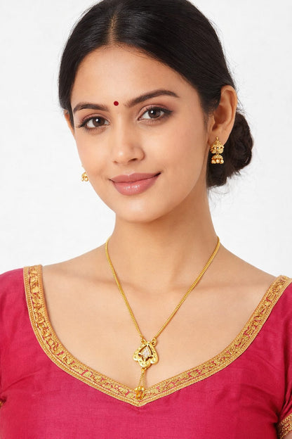 Mangalsutra Gold Plated and American Diamond
