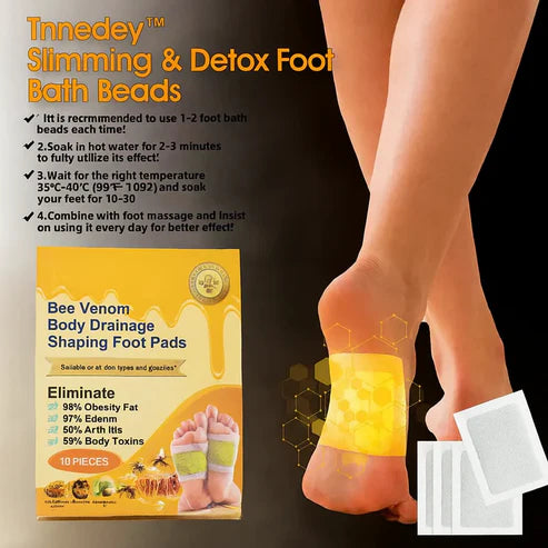 🌿 Bee Venom Foot Patches (Set of 10)